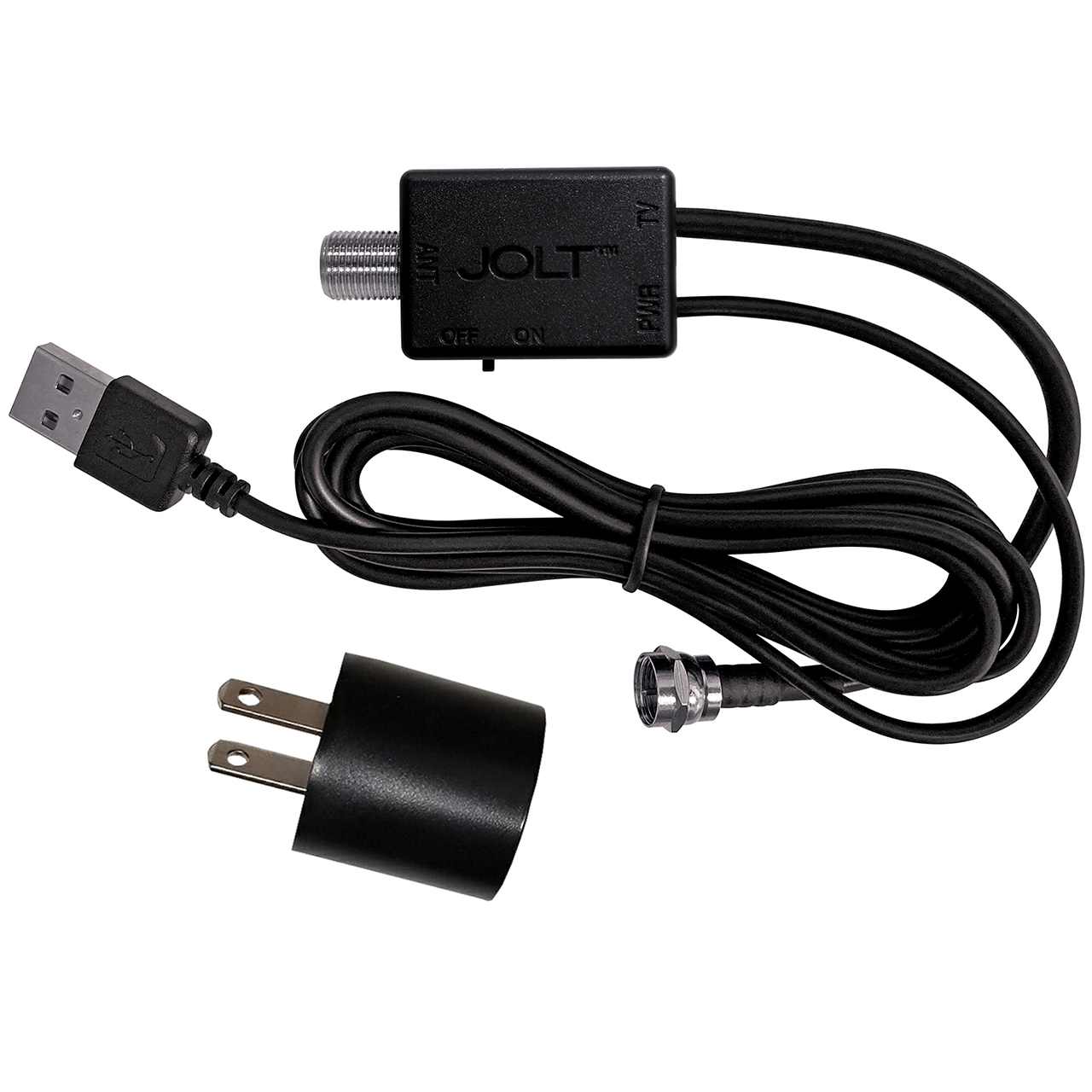 Jolt Switch TV Antenna USB In-Line Amplifier
